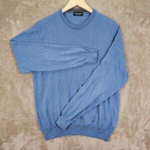 Lorenzo Magni Italy Made Sweater Cashmere Cotton Pullover Men's Size Long Sleeve